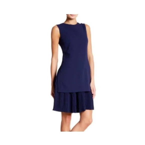 pleated bib dress Lilac Iris Pleated Bib Midi Dress